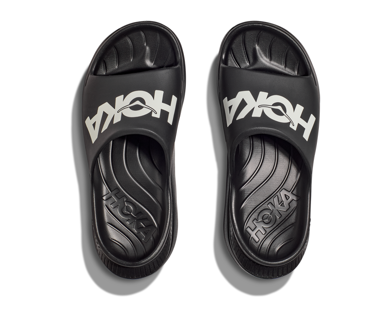 Ora Athletic Slide Black White-1