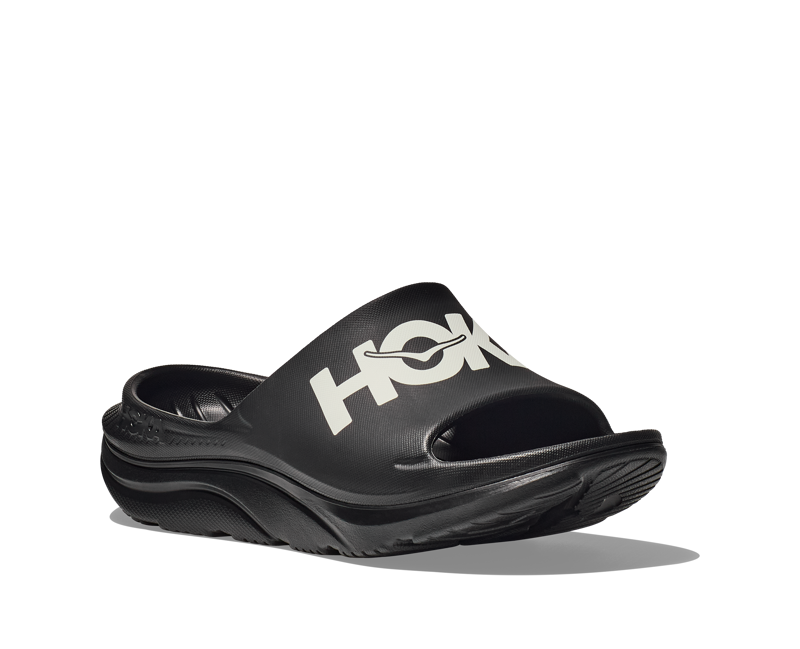 Ora Athletic Slide Black White-5
