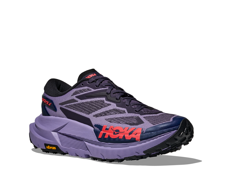 Hoka Mafate X Women's Trail Running Shoes - Berry Jam Squid Ink-1