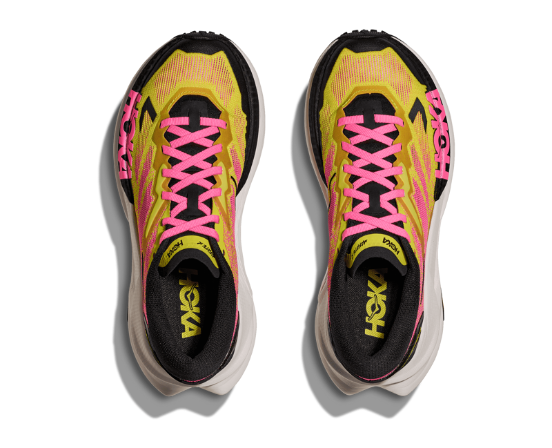Hoka Mafate X Women's Trail Running Shoes Neon Hoka Citrus Neon Rose-6