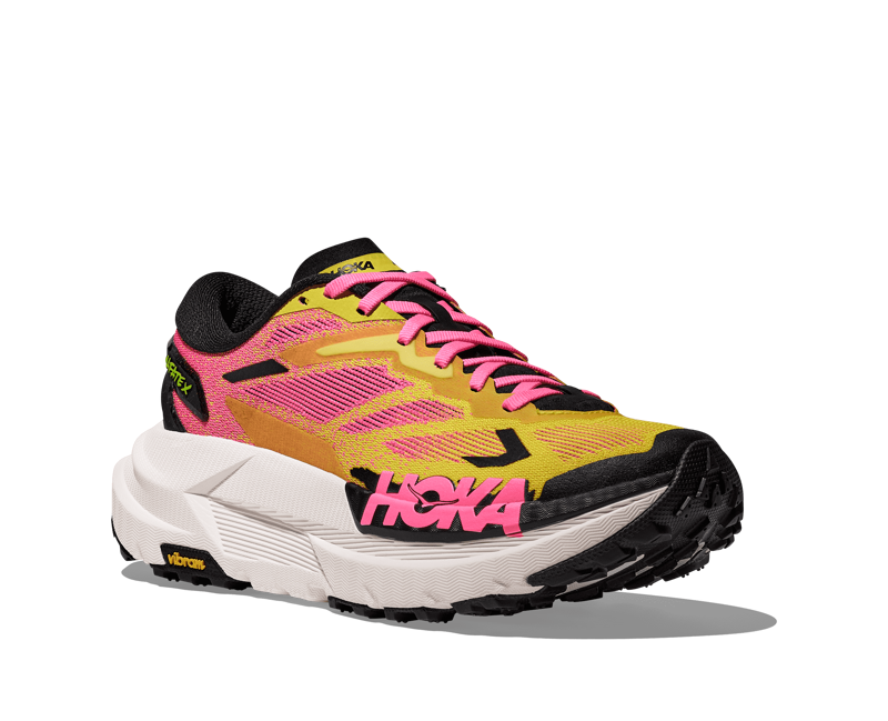 Hoka Mafate X Women's Trail Running Shoes Neon Hoka Citrus Neon Rose-1