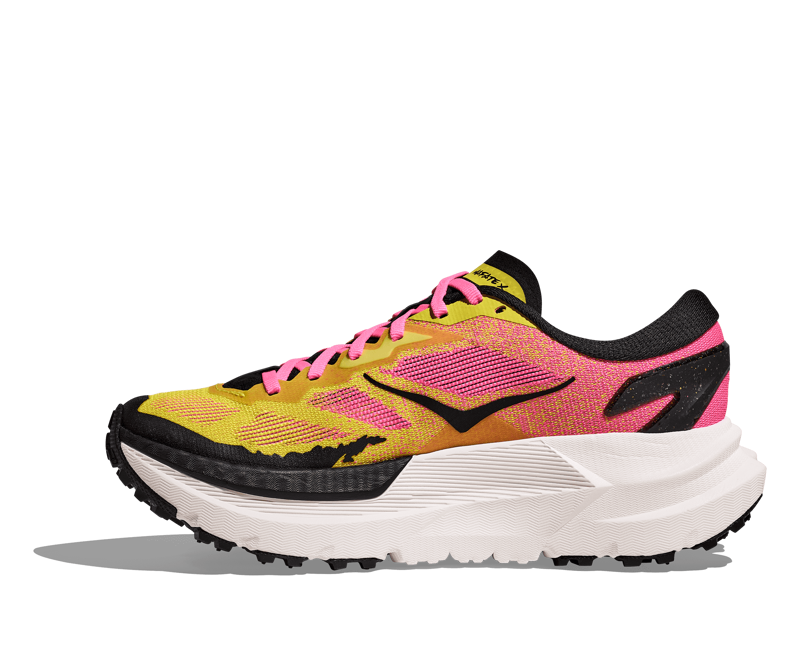 Hoka Mafate X Women's Trail Running Shoes Neon Hoka Citrus Neon Rose-2