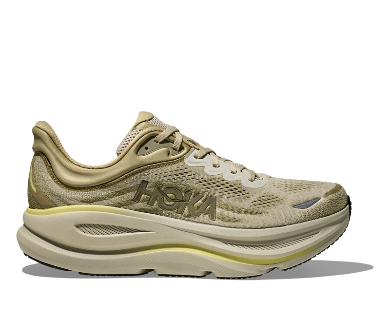 Hoka Bondi 9 Men's Everyday Running Shoe Grassland Oyster Mushroom