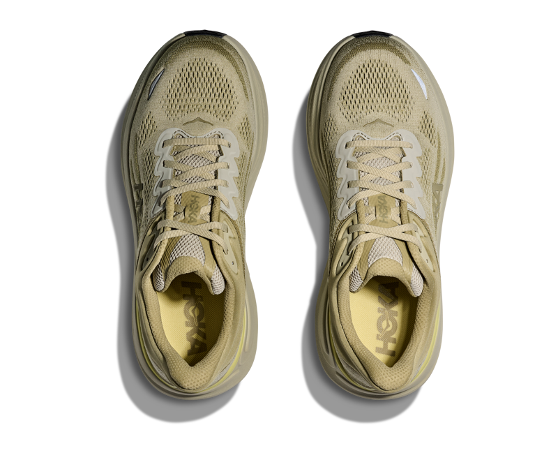 Hoka Bondi 9 Men's Everyday Running Shoe Grassland Oyster Mushroom-6