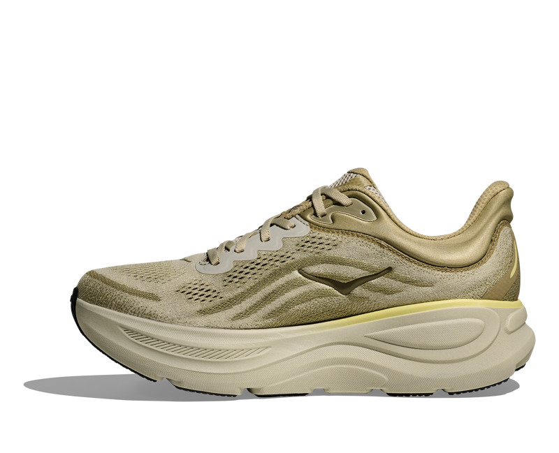 Hoka Bondi 9 Men's Everyday Running Shoe Grassland Oyster Mushroom-1