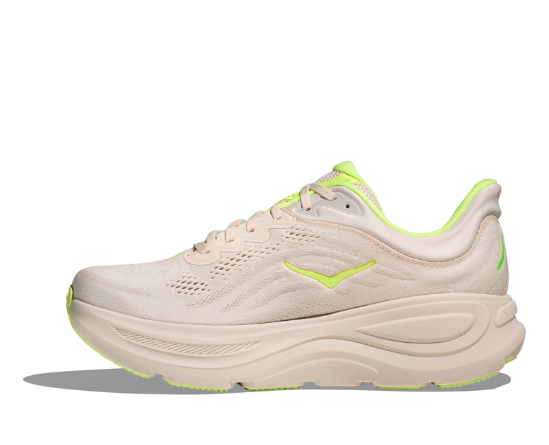 Hoka Bondi 9 Men's Running Shoes - Grout Neon Yuzu-2