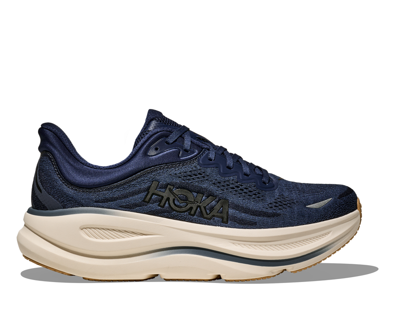 Hoka Bondi 9 Men's Running Shoes - Midnight Blue Varsity Navy