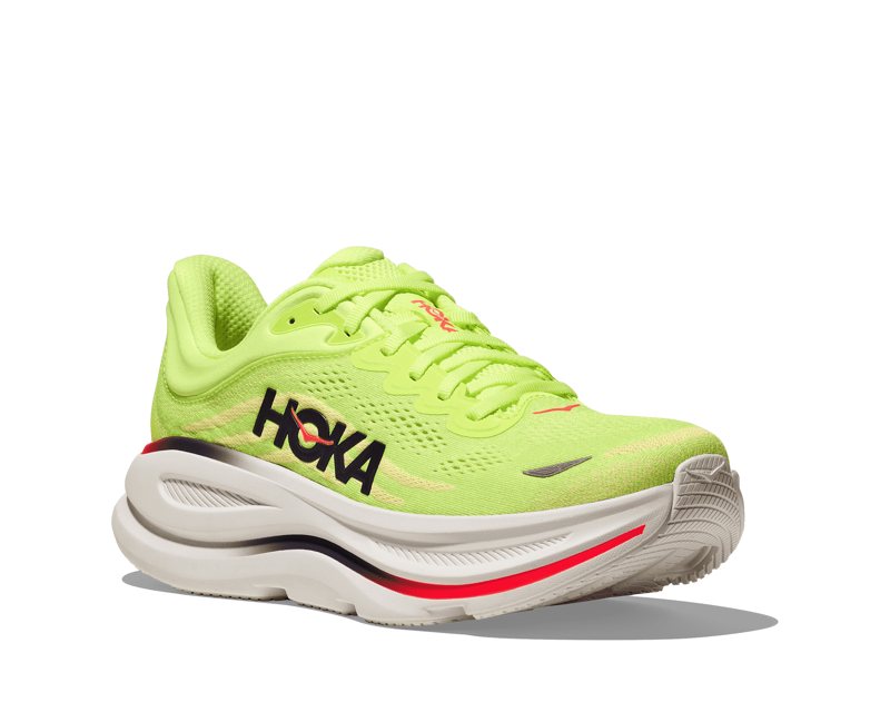 Hoka Bondi 9 Men's Everyday Running Shoes - Neon Yuzu Sunlight-1