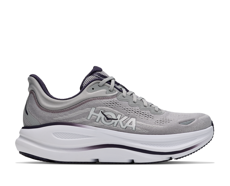 HOKA Bondi 9 Men's Running Shoes -Stellar Grey Squid Ink