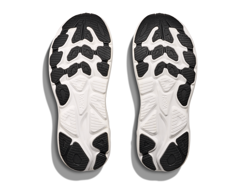 Hoka Clifton 10 Men's Neutral Running Shoes Black White-7