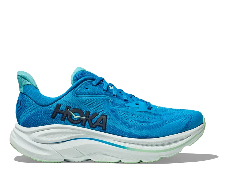 Hoka Clifton 10 Mens Everyday Running Shoe Blue Skyward Blue