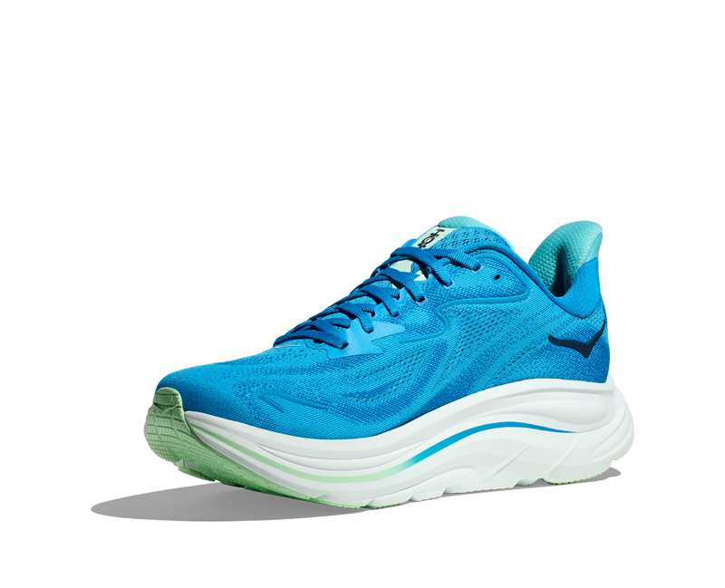 Hoka Clifton 10 Mens Everyday Running Shoe Blue Skyward Blue-3