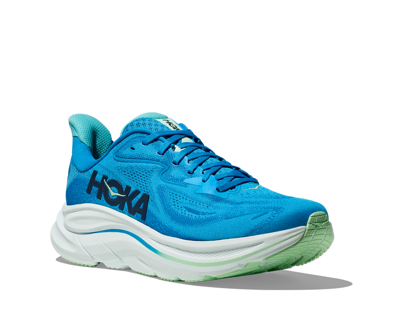 Hoka Clifton 10 Mens Everyday Running Shoe Blue Skyward Blue-1