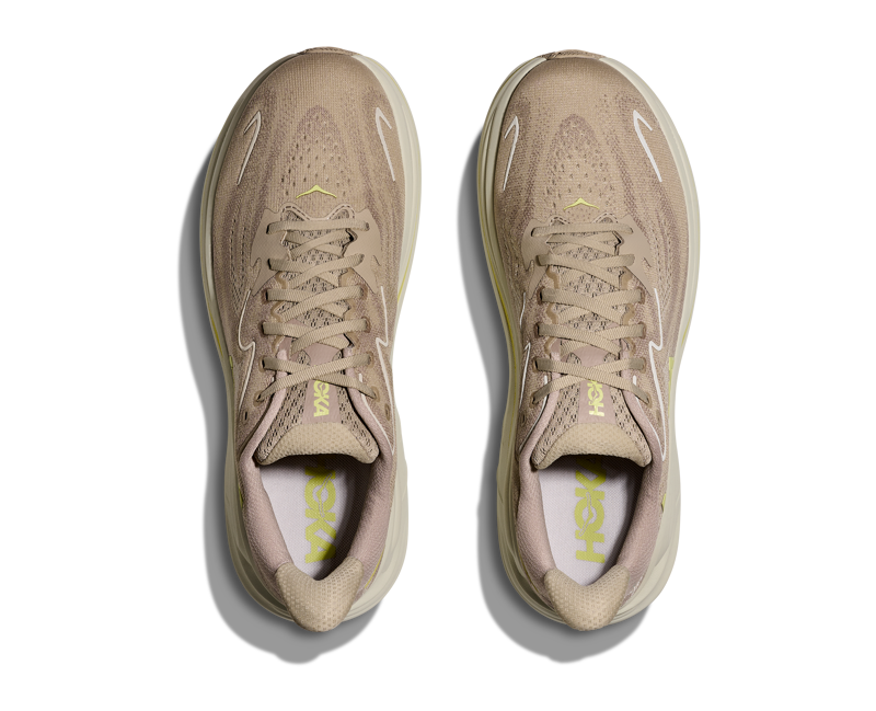 Hoka Clifton 10 Men's Neutral Running Shoes Raw Linen Stone-6