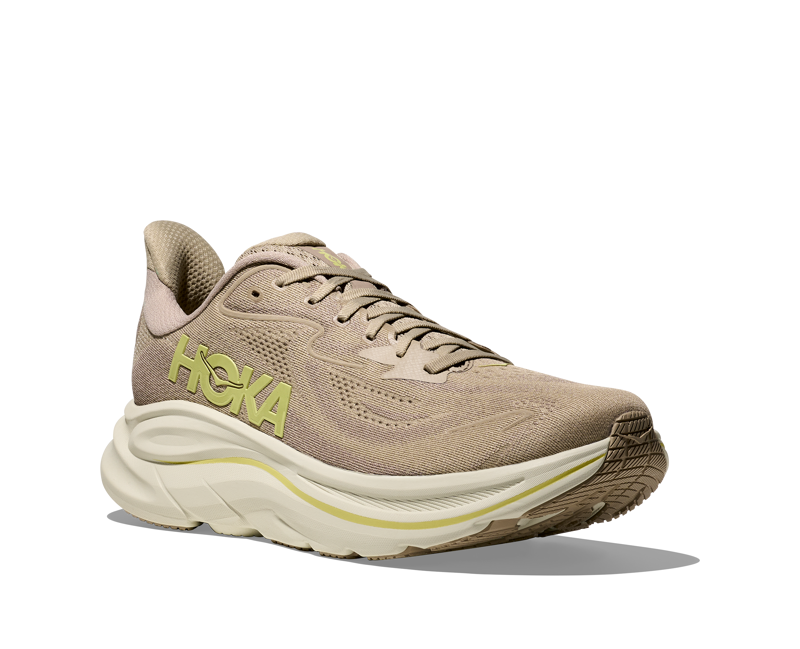 Hoka Clifton 10 Men's Neutral Running Shoes Raw Linen Stone-1