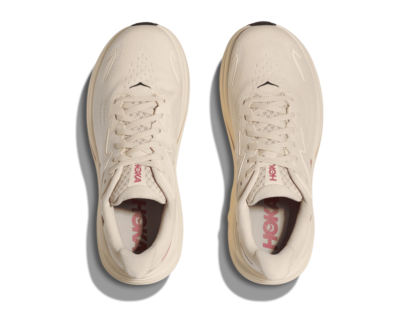 Hoka Clifton 10 Women's Neutral Running Shoes - Birch Alabaster-5