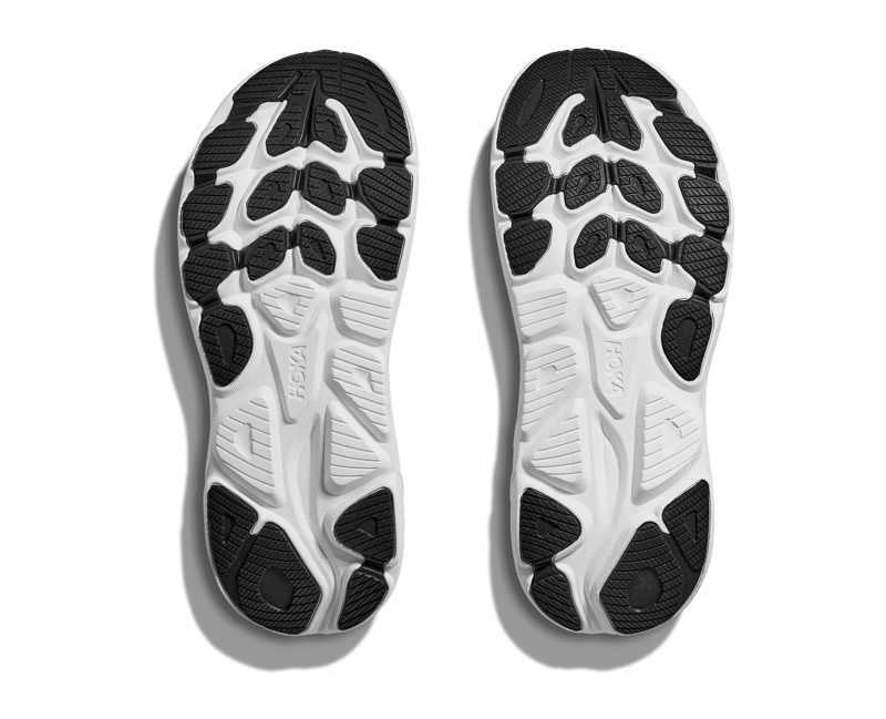 Hoka Clifton 10 WIDE Women's Running Shoes - Sea Glass Neon Flame-6