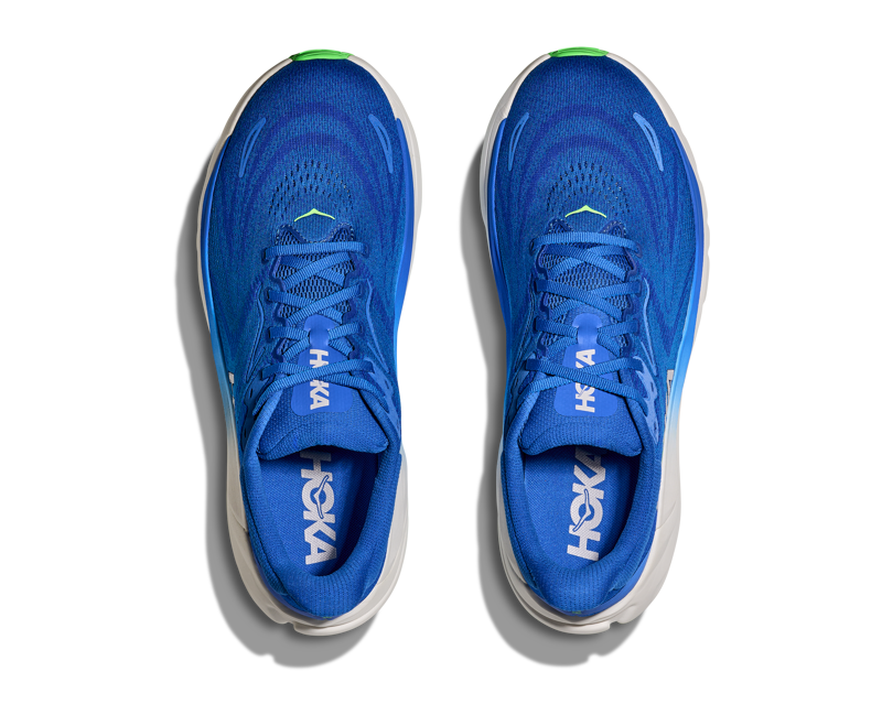 Hoka Arahi 8 Men's Supportive Running Shoes -Cobalt Blue Neon Green-5