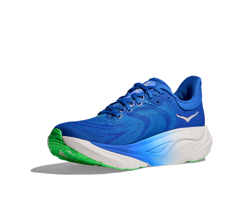 Hoka Arahi 8 Men's Supportive Running Shoes -Cobalt Blue Neon Green-3
