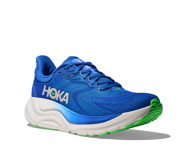 Hoka Arahi 8 Men's Supportive Running Shoes -Cobalt Blue Neon Green-1