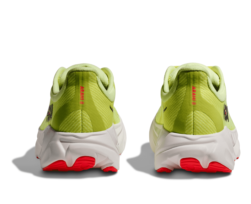 Hoka Arahi 8 Men's Supportive Running Shoes - Neon Yuzu Neon Flame-4