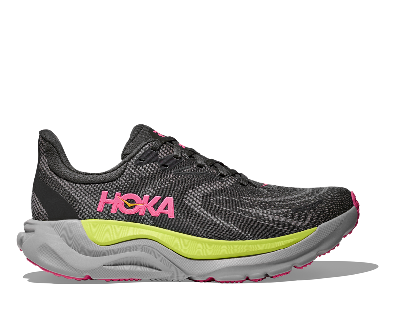 Hoka Arahi 8 Women's Supportive Shoe Charcoal Grey Grey Skies