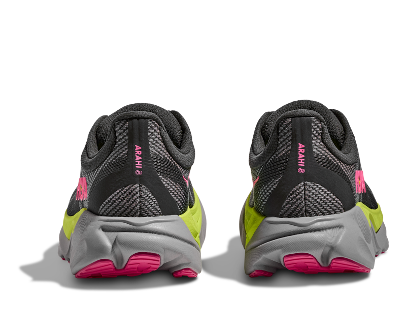 Hoka Arahi 8 Women's Supportive Shoe Charcoal Grey Grey Skies-4