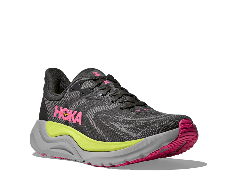 Hoka Arahi 8 Women's Supportive Shoe Charcoal Grey Grey Skies-5