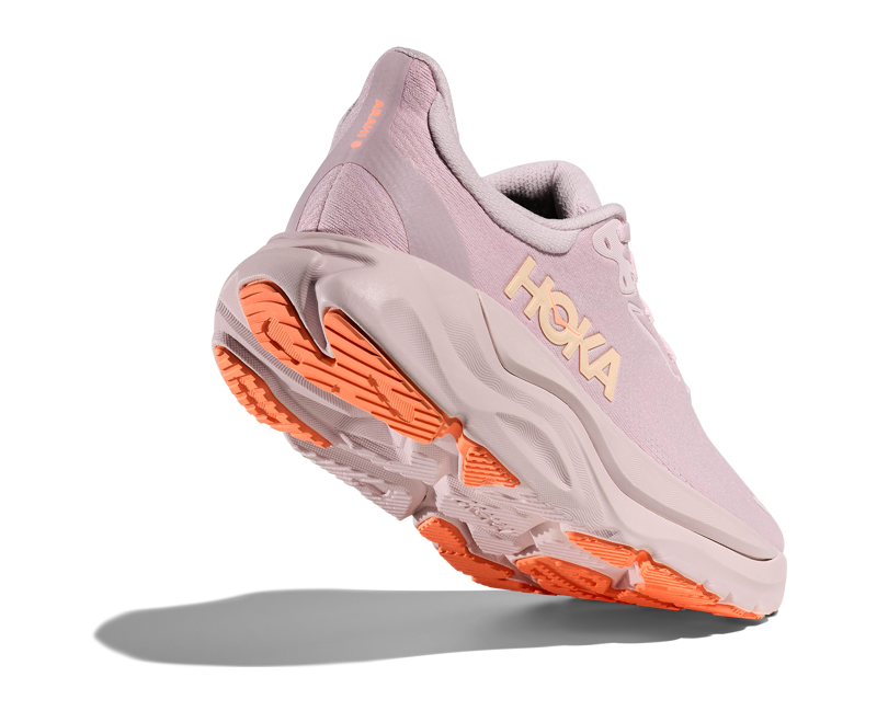 Hoka Arahi 8 Womne's Supportive Running Shoes - Lilac Cream Neon Cantaloupe-7