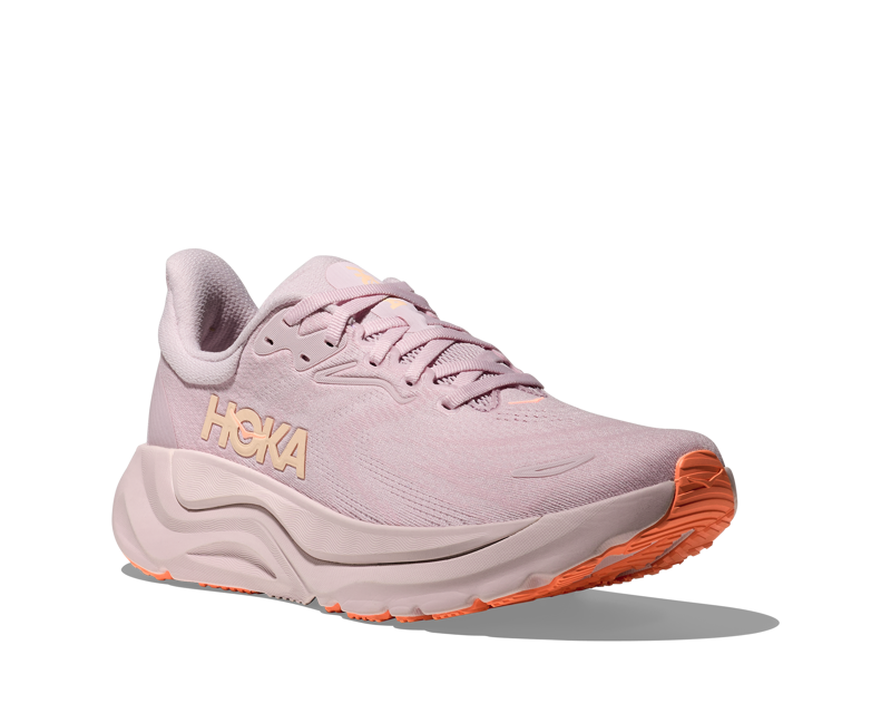 Hoka Arahi 8 Womne's Supportive Running Shoes - Lilac Cream Neon Cantaloupe-1