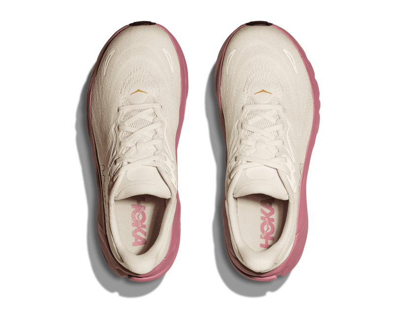 Hoka Arahi 8 Wide Women's Supportive Running Shoes - Alabaster Lingonberry-4