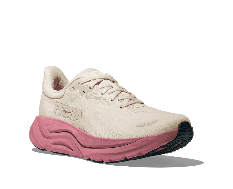 Hoka Arahi 8 Wide Women's Supportive Running Shoes - Alabaster Lingonberry-1
