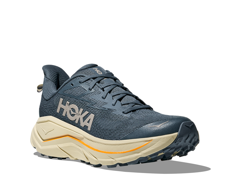 Hoka Challenger 8 Men's Trail Running Shoes - Faded Navy Pampass Grass-5