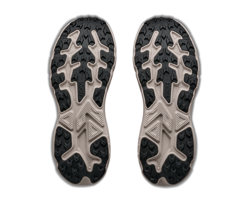 HOKA Challenger 8 Men's Trail Running Shoes - Red Agate River Rock Grey-7
