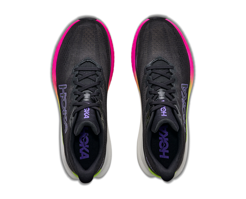 Hoka Mach X 3 Men's Tempo Running Shoes - Black Neon Nebula-5