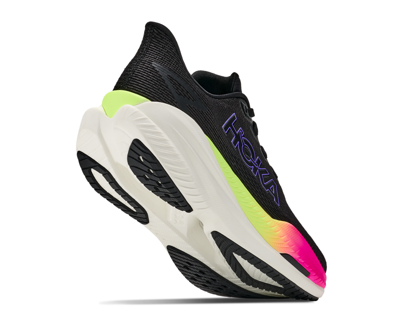 Hoka Mach X 3 Men's Tempo Running Shoes - Black Neon Nebula-7