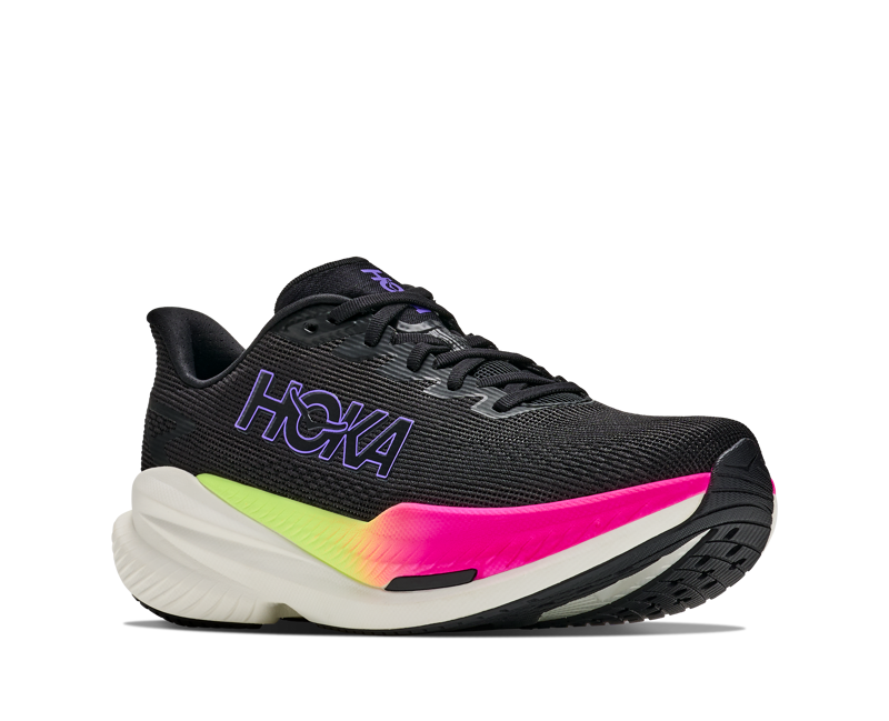 Hoka Mach X 3 Men's Tempo Running Shoes - Black Neon Nebula-1