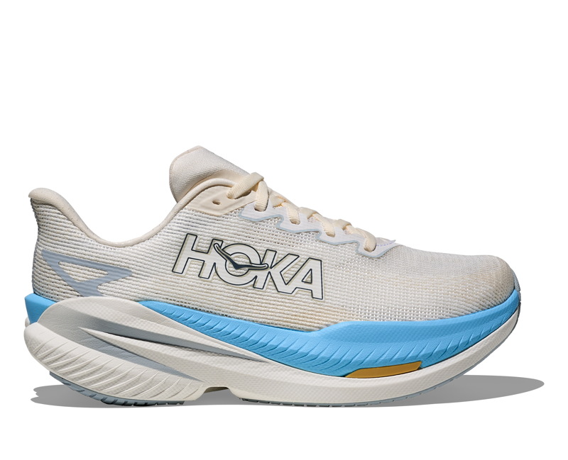 Hoka Mach X 3 Women's Tempo Running Shoes - White Alabaster
