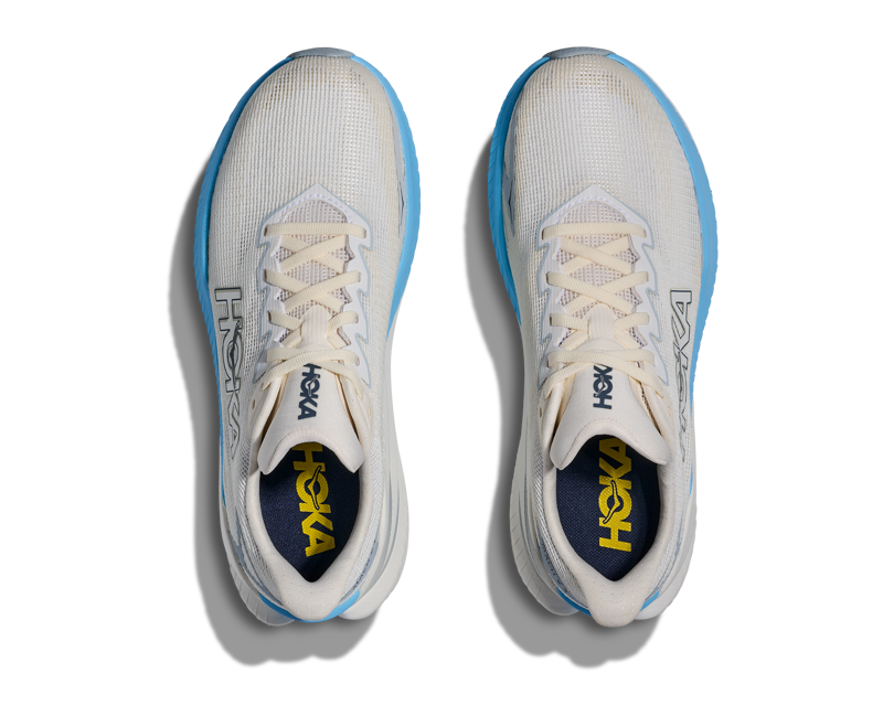Hoka Mach X 3 Women's Tempo Running Shoes - White Alabaster-6