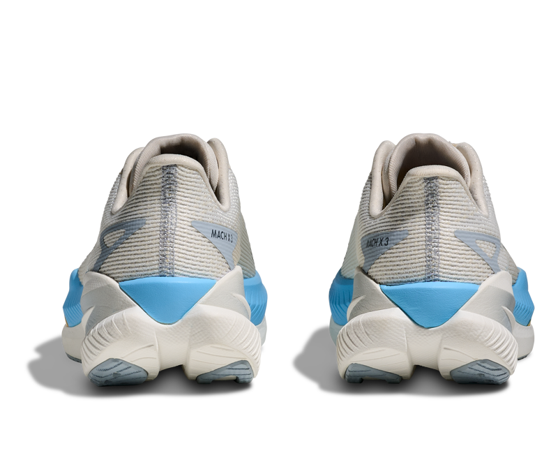 Hoka Mach X 3 Women's Tempo Running Shoes - White Alabaster-5