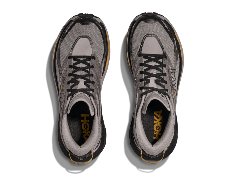 Hoka Mafate 5 Men's Trail Running Shoes - Cement Black-6