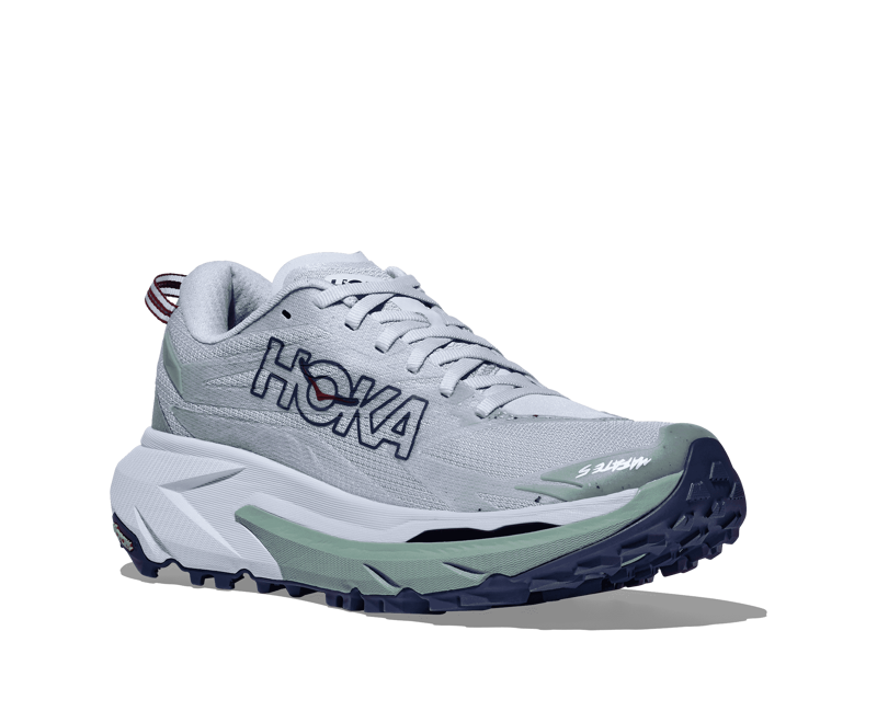 Hoka Mafate 5 Women's Trail Running Shoes - Ambient Blue Rosemary-1