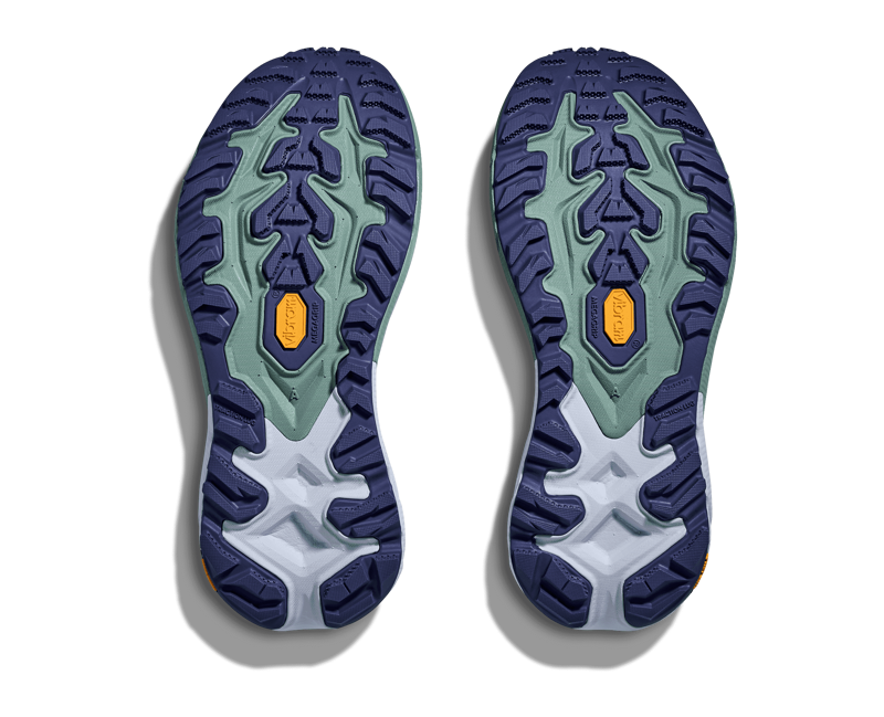 Hoka Mafate 5 Women's Trail Running Shoes - Ambient Blue Rosemary-4