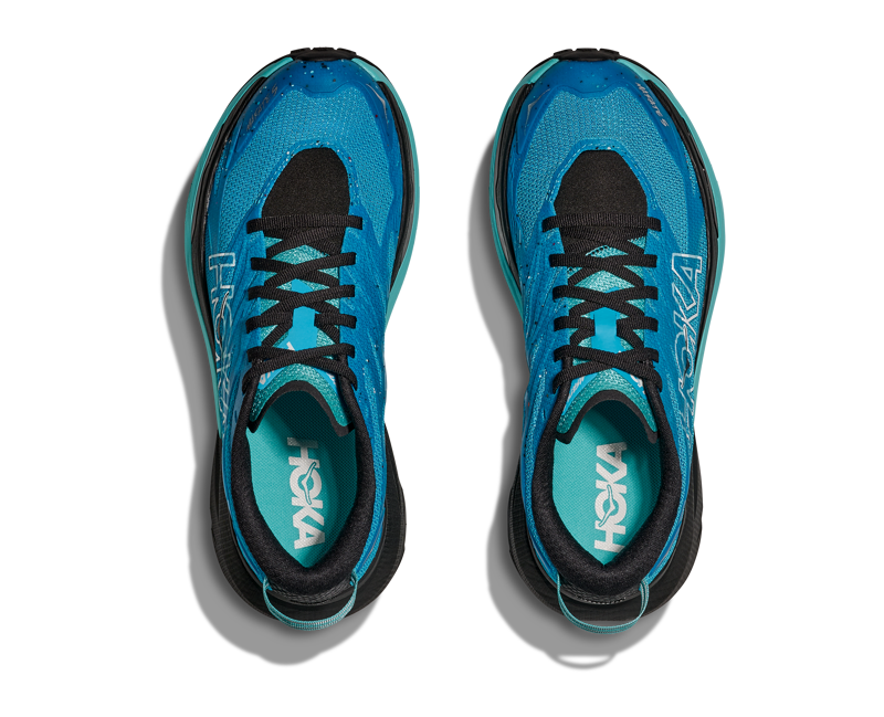 Hoka Mafate 5 Women's Trail Running Shoes - Skyward Blue Black -6