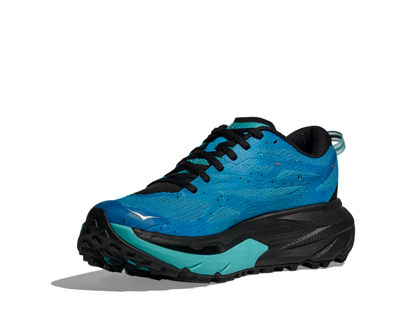 Hoka Mafate 5 Women's Trail Running Shoes - Skyward Blue Black -3