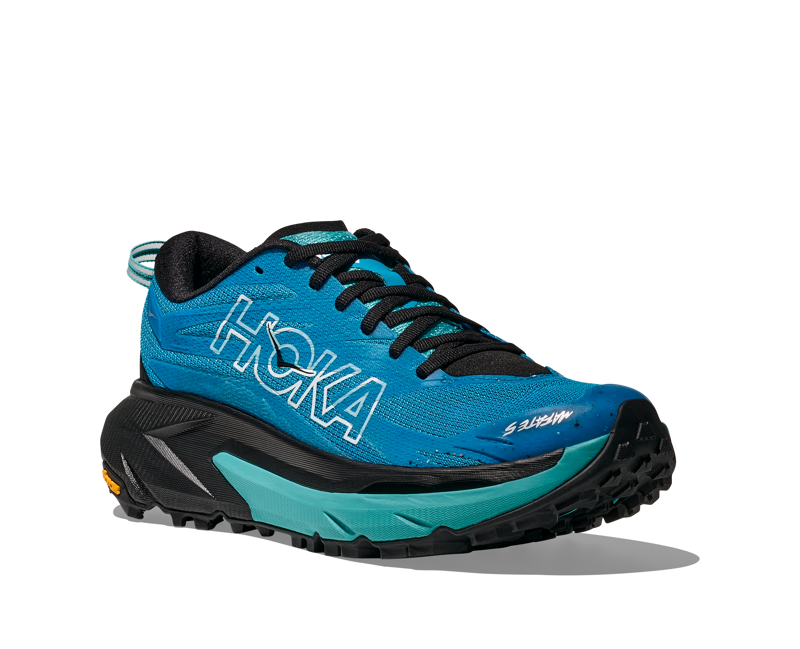 Hoka Mafate 5 Women's Trail Running Shoes - Skyward Blue Black -1