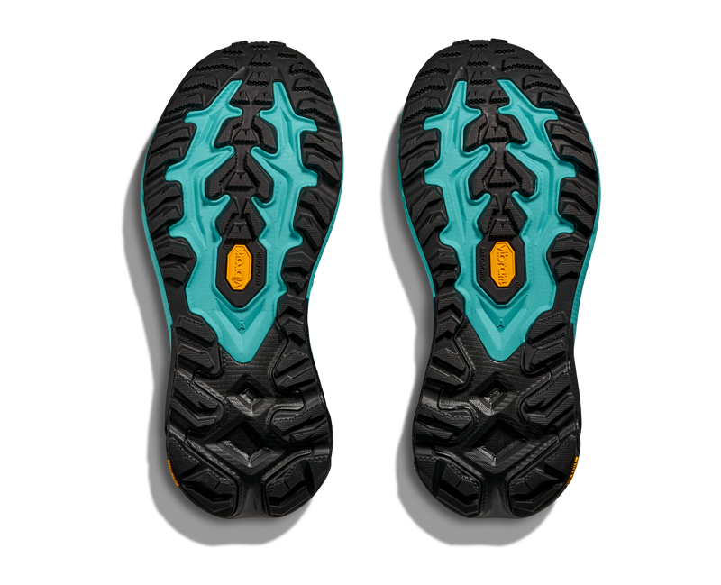 Hoka Mafate 5 Women's Trail Running Shoes - Skyward Blue Black -7