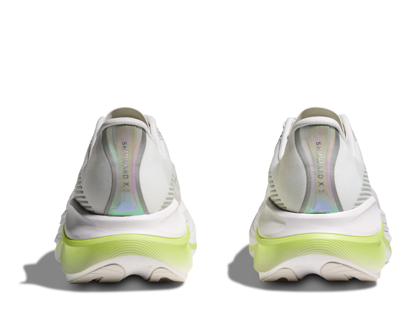 Hoka Skyward X 2 Men's Running Day Shoes - White Neon Yuzu-4