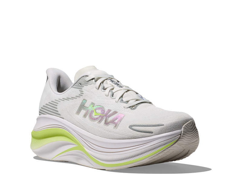 Hoka Skyward X 2 Men's Running Day Shoes - White Neon Yuzu-1