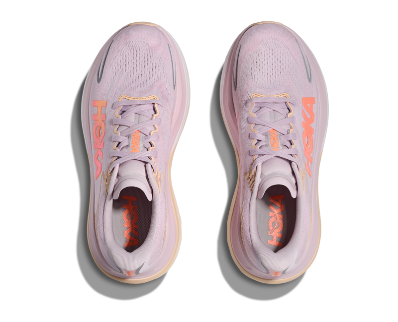 Hoka Skyward X 2 Women's Running Shoes - Lilac Cream Tangerine Glow-6